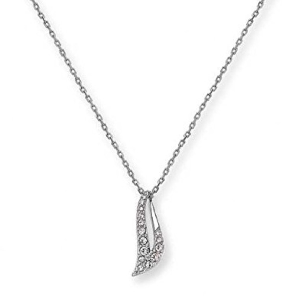 Swarovski Pave Swoop Necklace